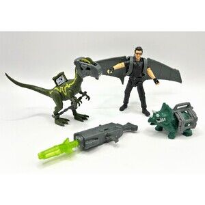 Vintage Jurassic Park 93 Classic Ian Malcolm Glider Escape Figure Jurassic World